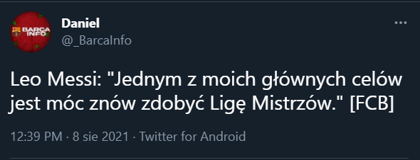 Aktualnie jeden z GŁÓWNYCH CELÓW Leo Messiego!